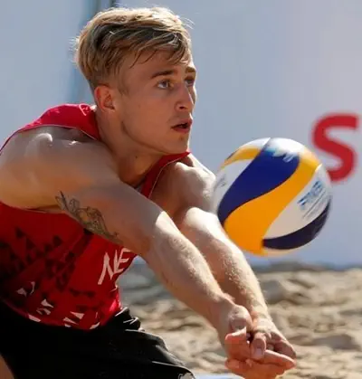 Volleyball player Steven van de Velde